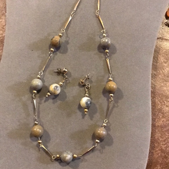 Jewelry by Gay Lynn Jewelry - Handcrafted necklace and earrings in earth tones